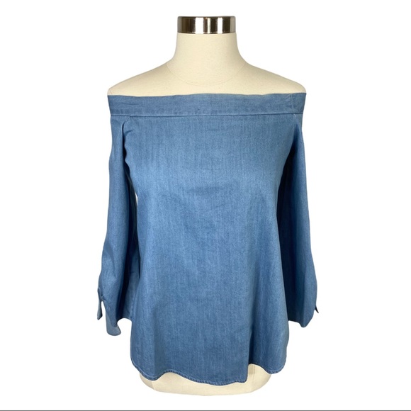 Central Park West Boulder Off-the-Shoulder Blouse - Size Small - Picture 2 of 8